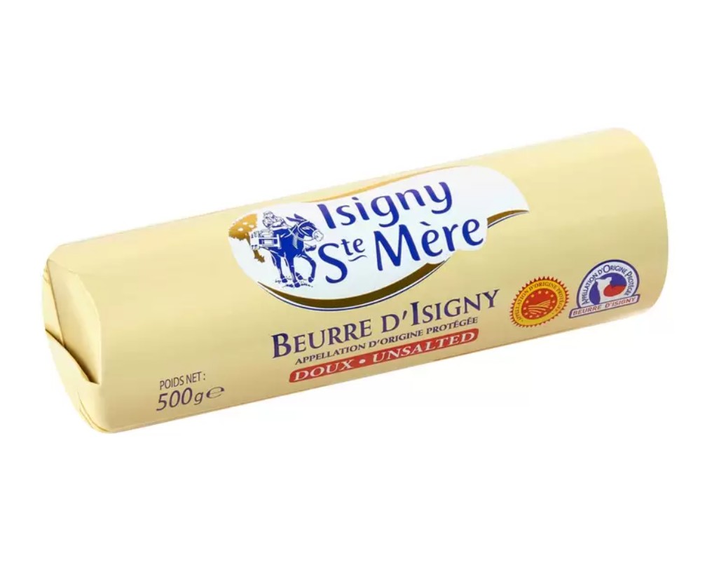Isigny Ste Mère Unsalted Butter Roll, 500g